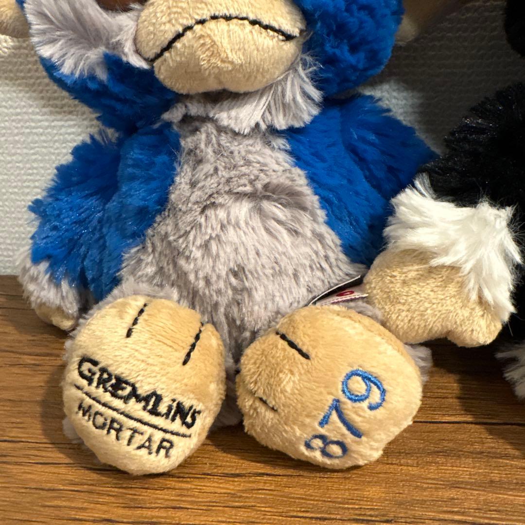 モータル グレムリン ギズモ ぬいぐるみ ブルー グレー シリアルナンバー入り