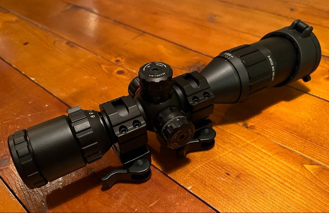 東京マルイ イルミネーテッドショートズームスコープ マウントリングセット