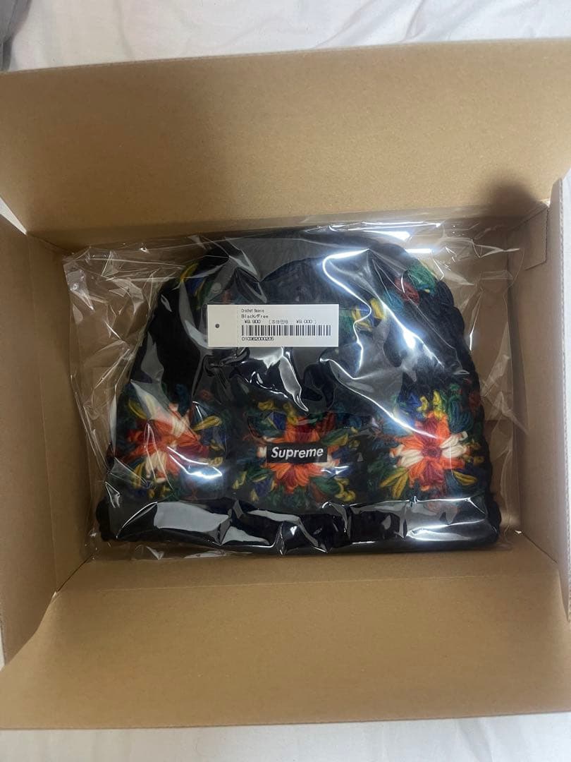 帽子 Supreme Crochet Beanie \"Black\"