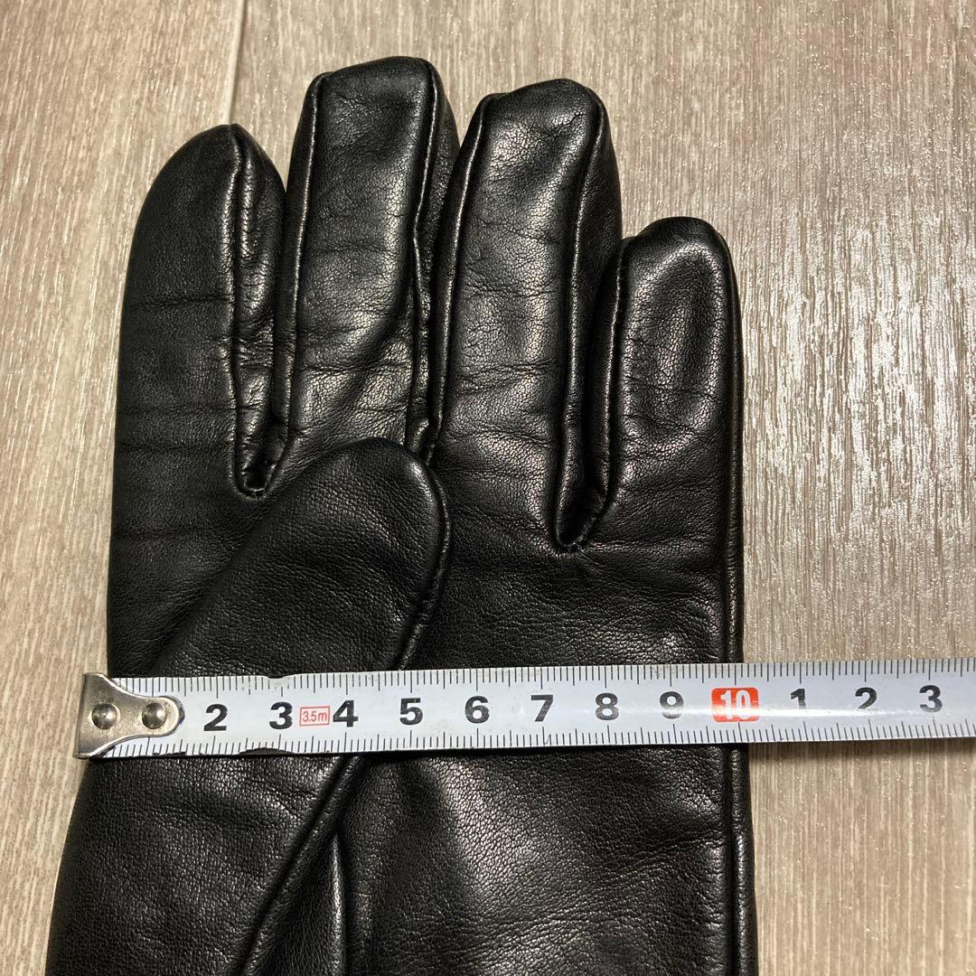 ヒステリックグラマー レザーグローブ スタッズ 黒 ヒステリック