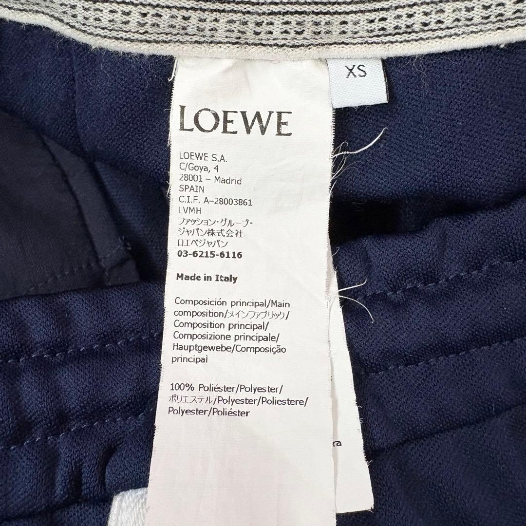 LOEWE(ロエベ) アナグラム トラックカーゴパンツ ネイビー XS　刺繍