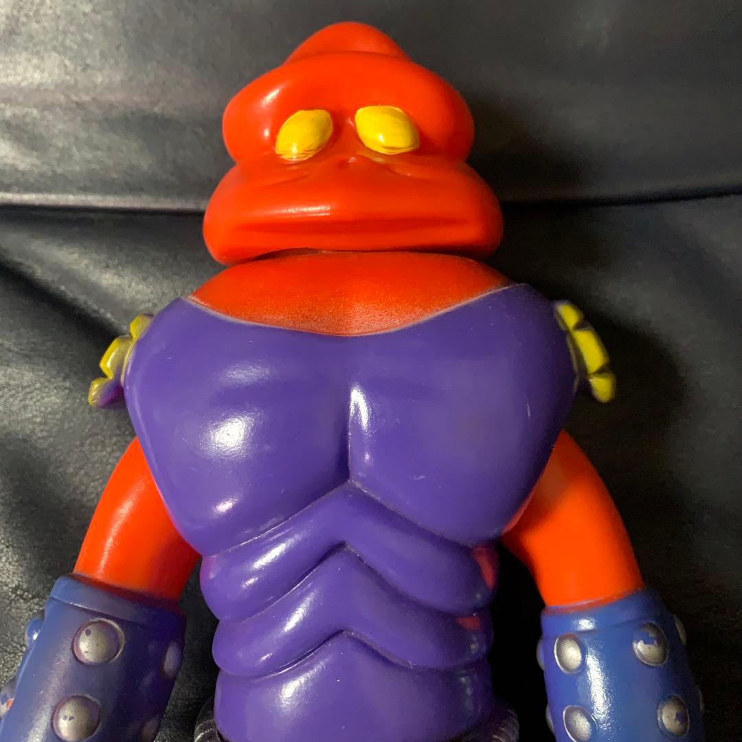 当時物 美品 ソフビ アクマイザー3 ガブラ スタンダードサイズ 武器、袋付き