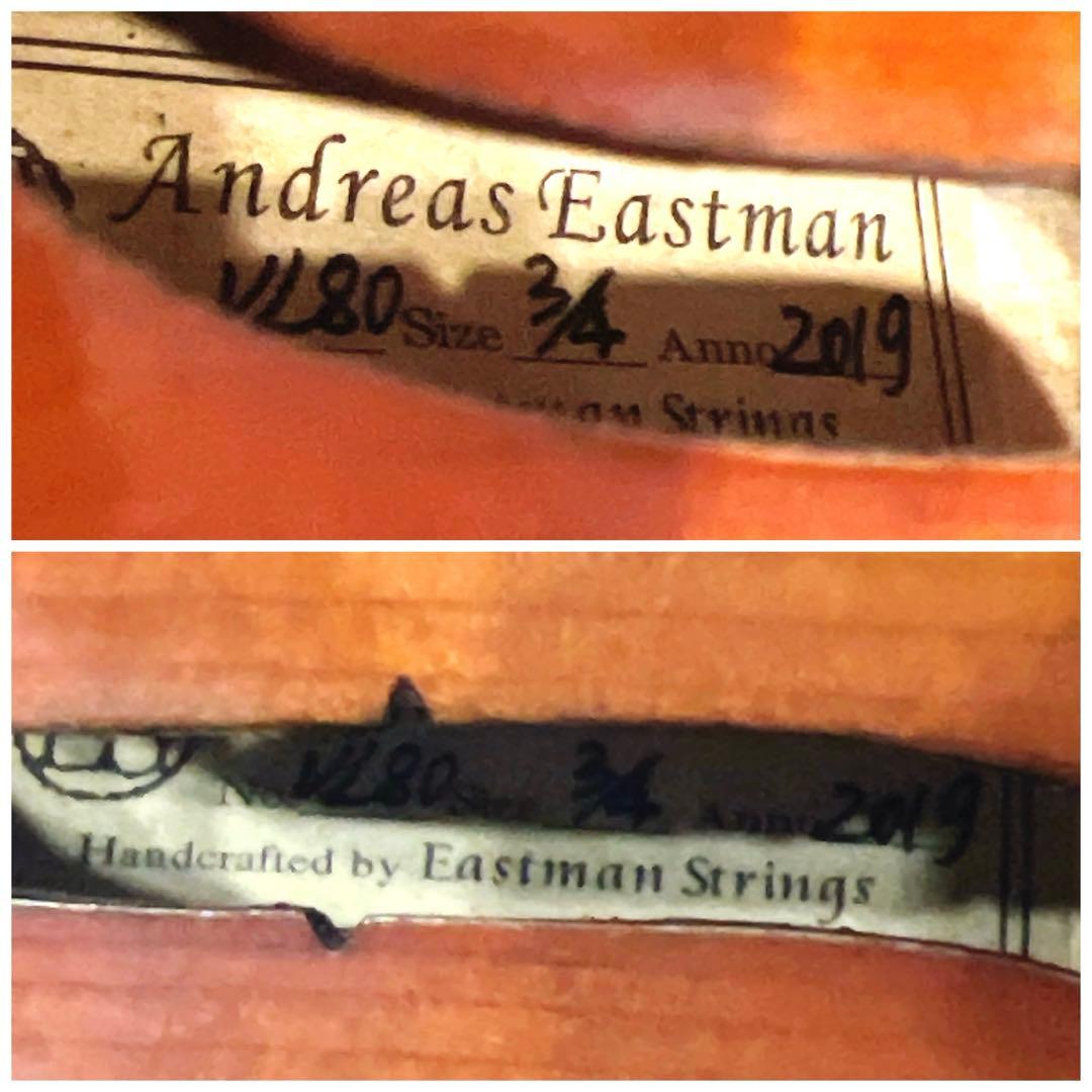 【美品】Andreas Eastman VL80 3/4 2019年製