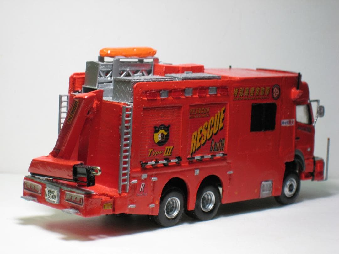 TINY　日野500(日本名プロフィア)改　特別高度救助隊大型救助工作車
