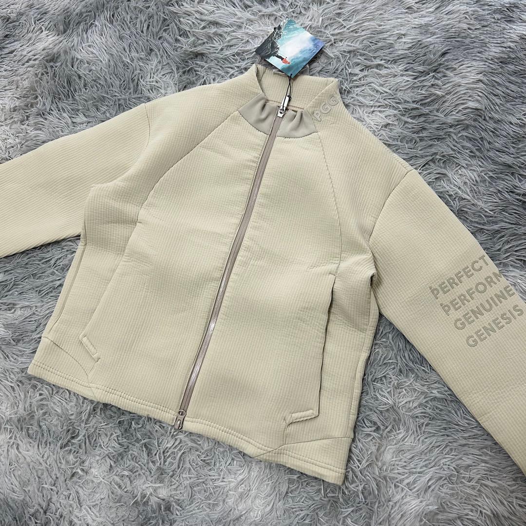 新品　PGG パーリーゲイツ　ジャケット　ブルゾン　モックネック　ベージュ　1