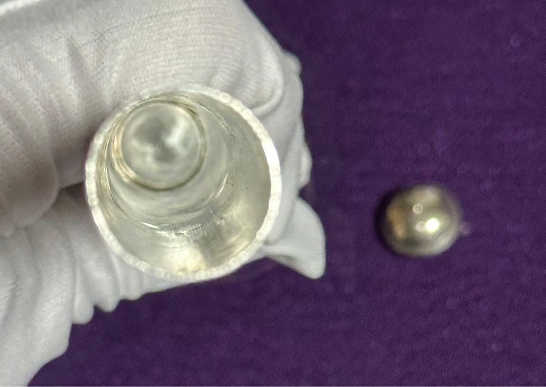 アンティークMuramatsu 全て銀製巻管 波型リップフルートヘッドジョイント