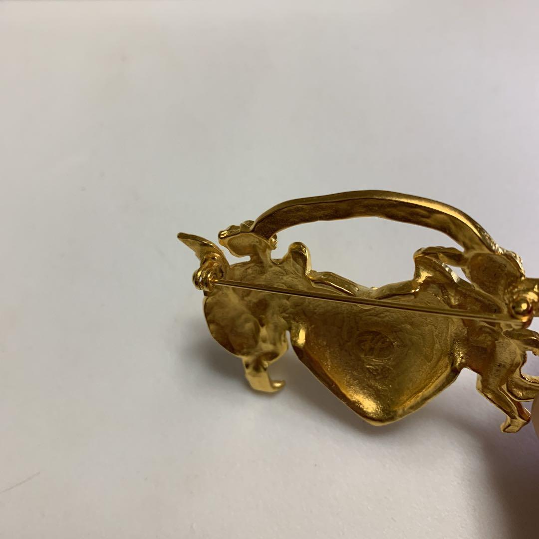 Karl Lagerfeld カールラガーフェルド 天使 ブローチ ヴィンテージ