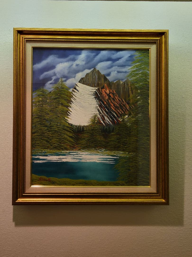 絵画 Lone Mountain