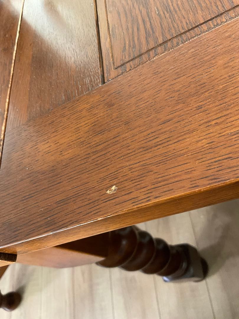 ドローリーフテーブル　ドロップリーフテーブル　ツイストレッグ