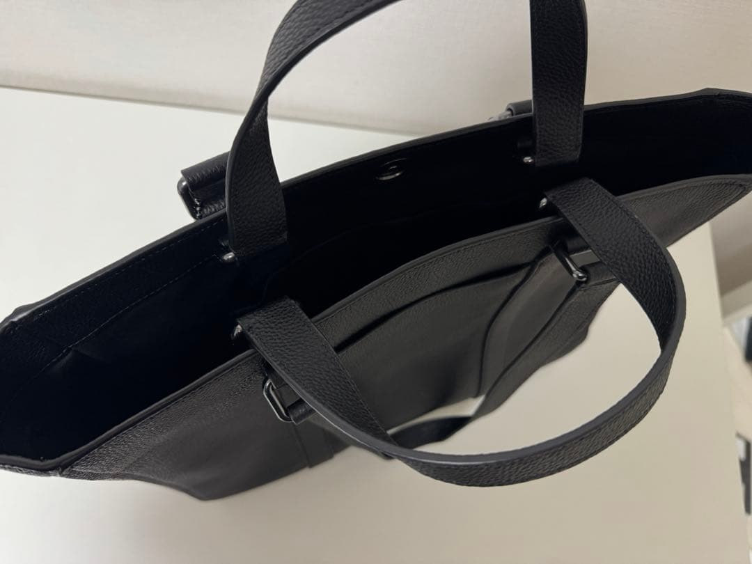 【美品】コーチ メンズ COACH ダブル ハンドル トートバッグ　黒