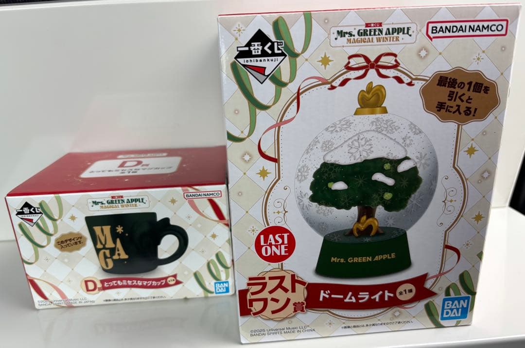 1番くじMrs. GREEN APPLE ドームライト&マグカップ ラストワン