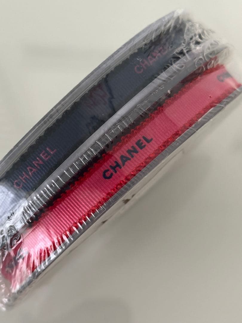 シャネル 限定 リボン ロール 赤｜シャネル CHANEL リボン ラッピング