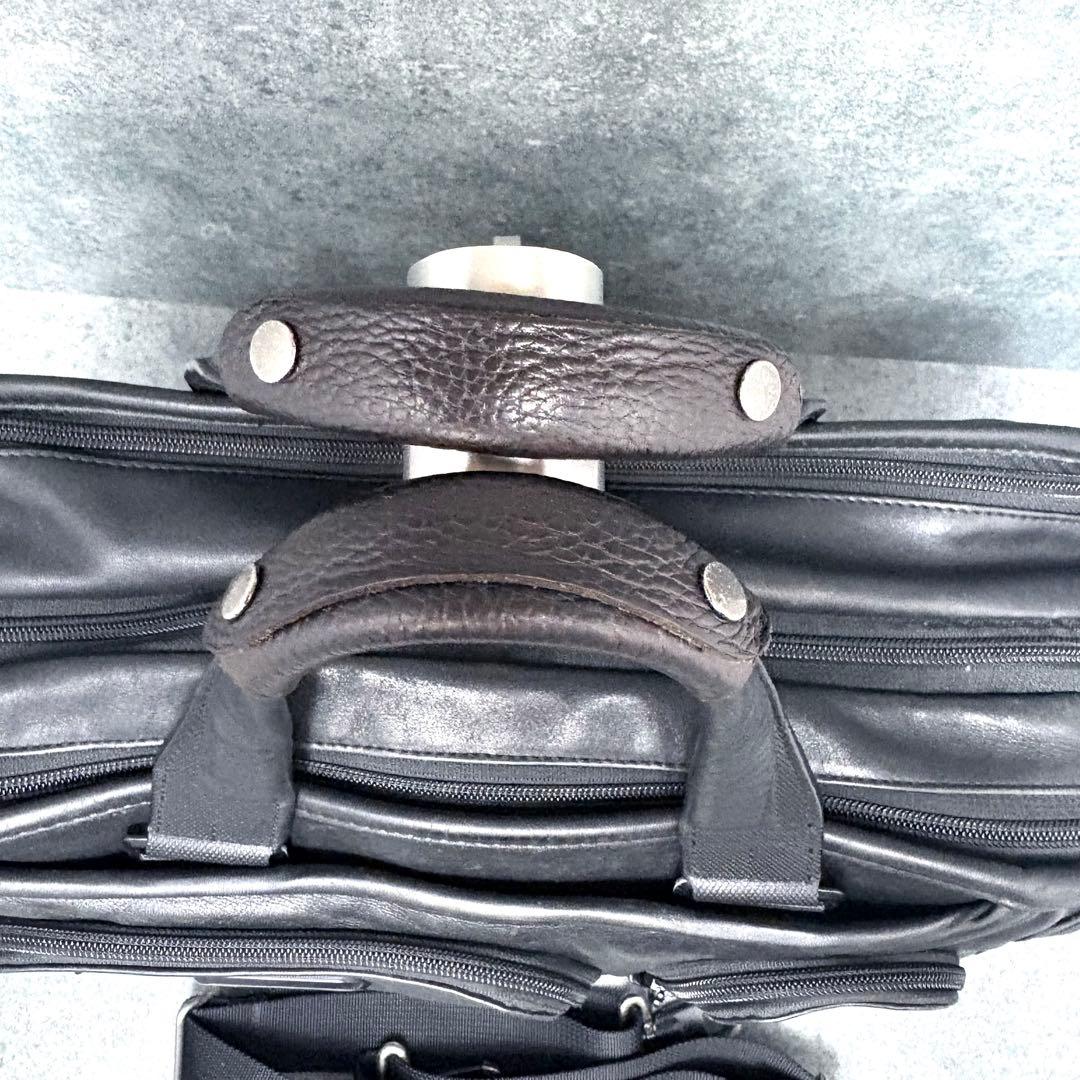 【希少】トゥミ 2way ビジネスバッグ オールレザー ブラック 96141D2