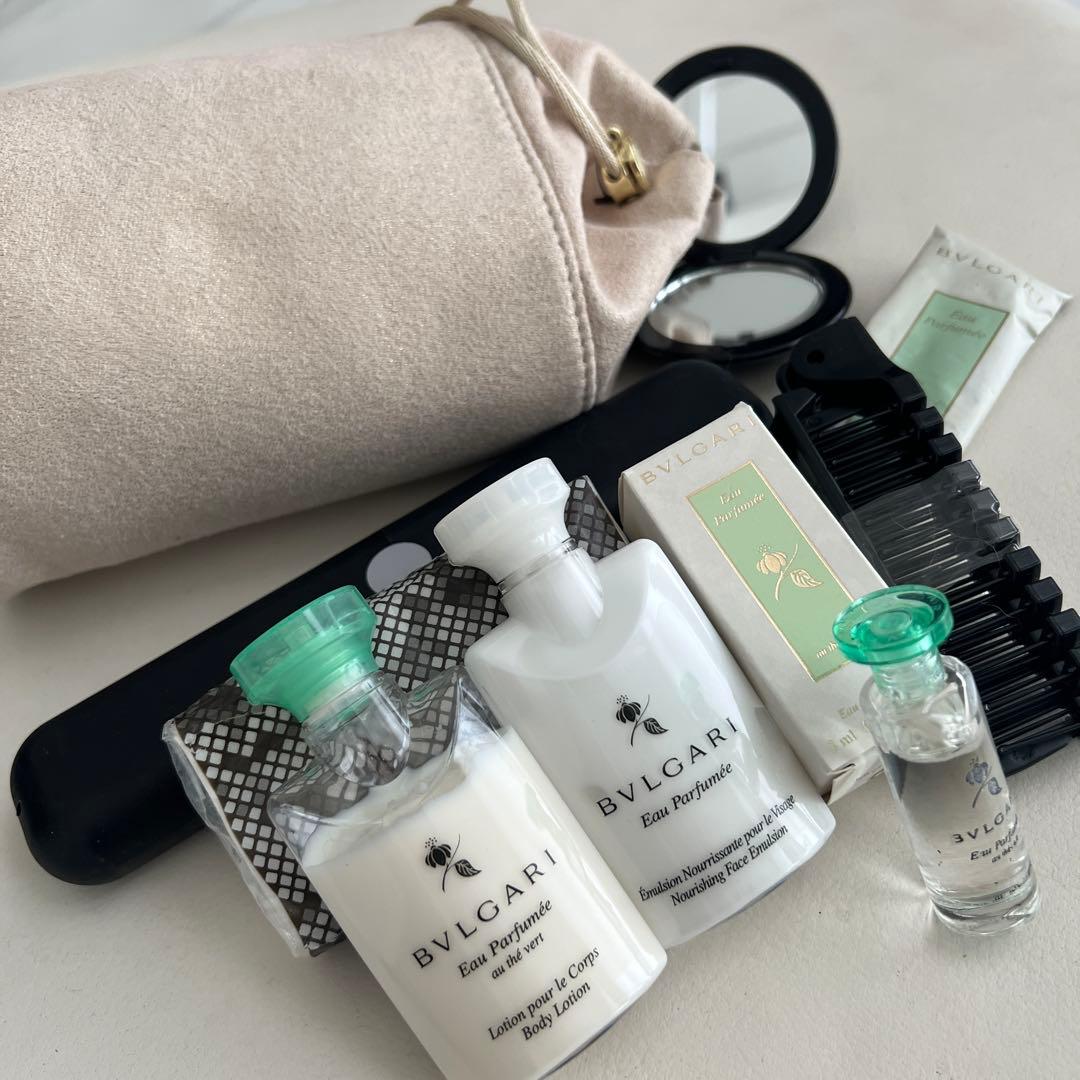 エミレーツ航空×ブルガリ ビジネスクラスメンズアメニティポーチセット