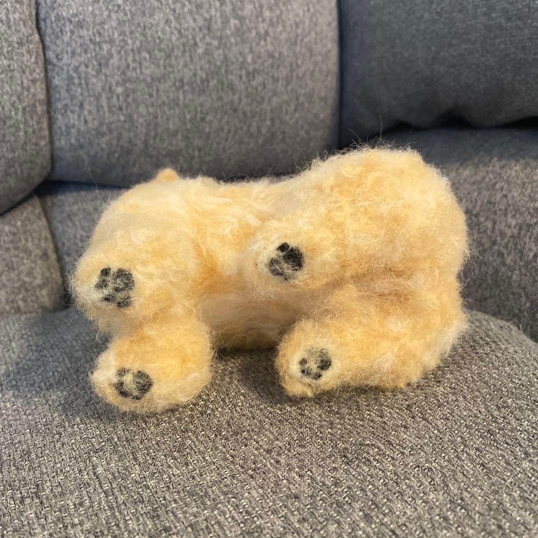羊毛フェルト マルプー 犬 オーダー商品 羊毛フェルト犬｜トイプー