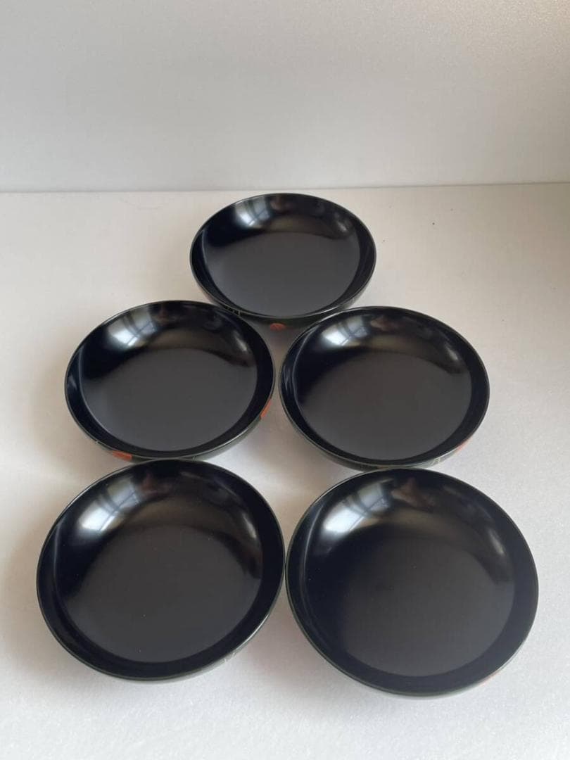 ①輪島塗 吸物椀 五客 木箱付 漆器 50 お椀