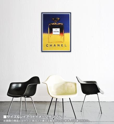 シャネル Blue Yellow（アンディ ウォーホル）アートポスター