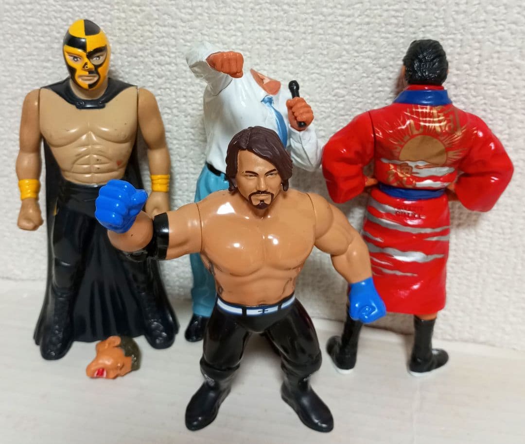 プロレス フィギュア 猪木 マスカラス グレートムタ 新日本プロレス ドスカラス