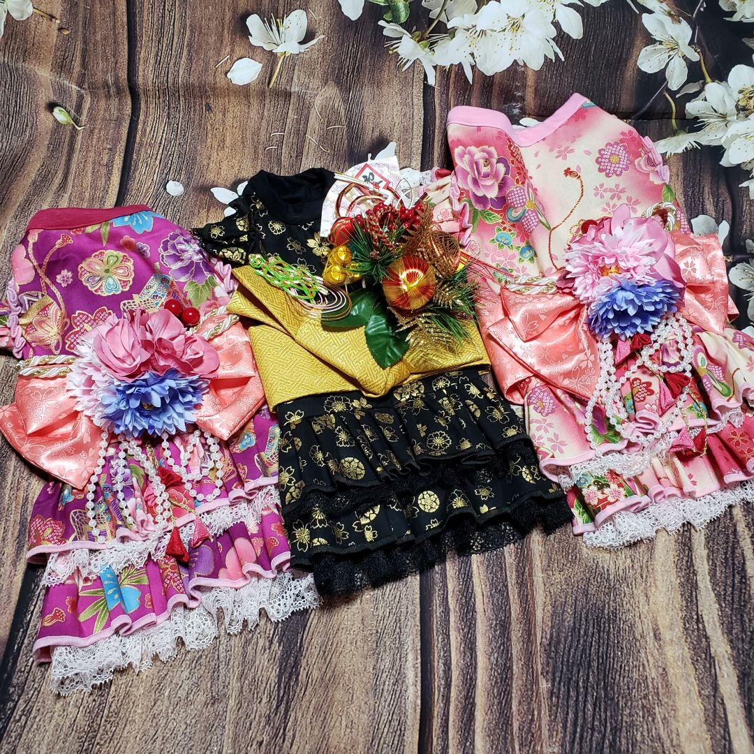 犬服　☆ronron☆　ハンドメイド 犬服 ☆ronron☆ ハンドメイド 犬ドットロンパースハンドメイド