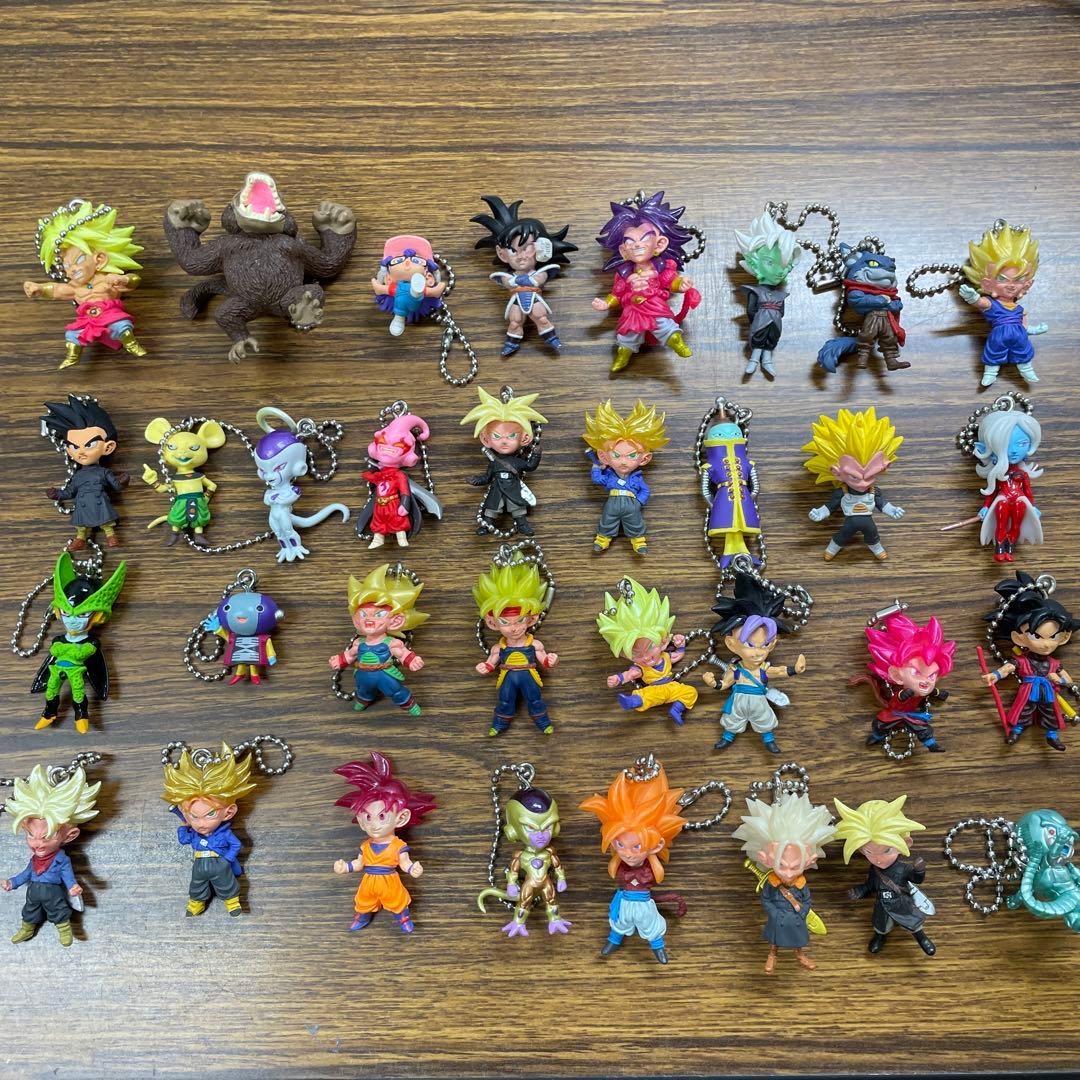 ドラゴンボール UDM ガチャ フィギュア キーホルダー マスコット 34個
