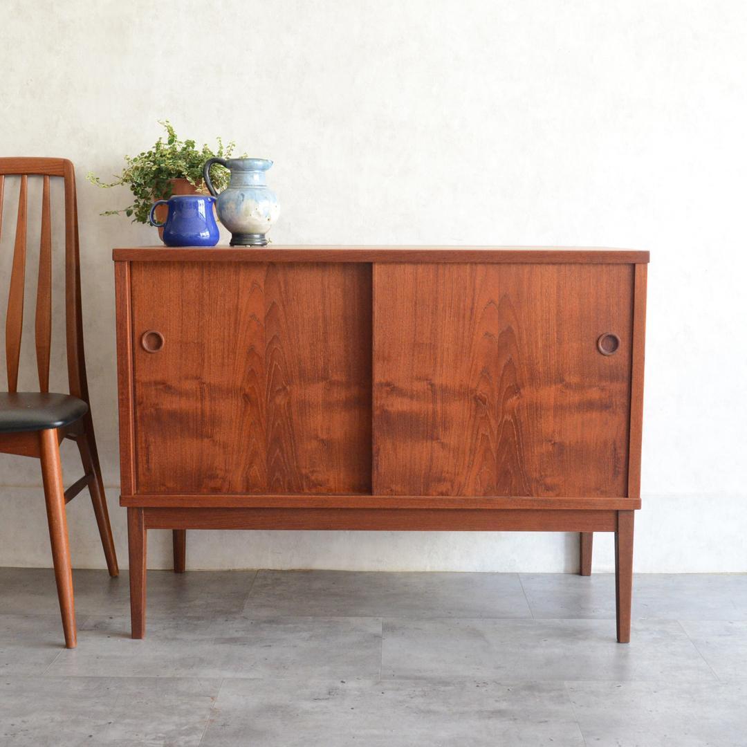 カリモク サイドテーブル マガジンラック 電話台 籐ラタン ビンテージ