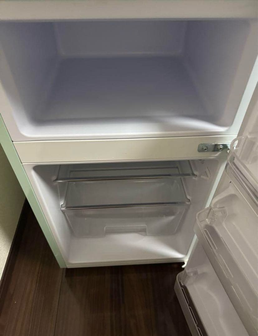 一人暮らし用アイリスプラザ 冷蔵庫 81Lライトグリーン