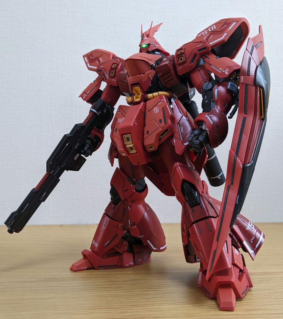 アクシズ、行け！忌まわしい記憶と共に！」ガンプラ完成品MGサザビーver.ka