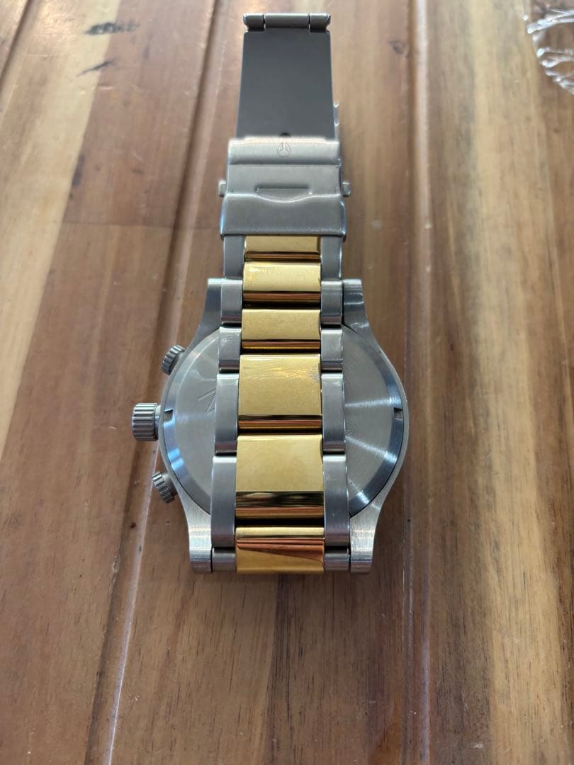 NIXON THE 51-30 CHRONO 腕時計 シルバー/ゴールド