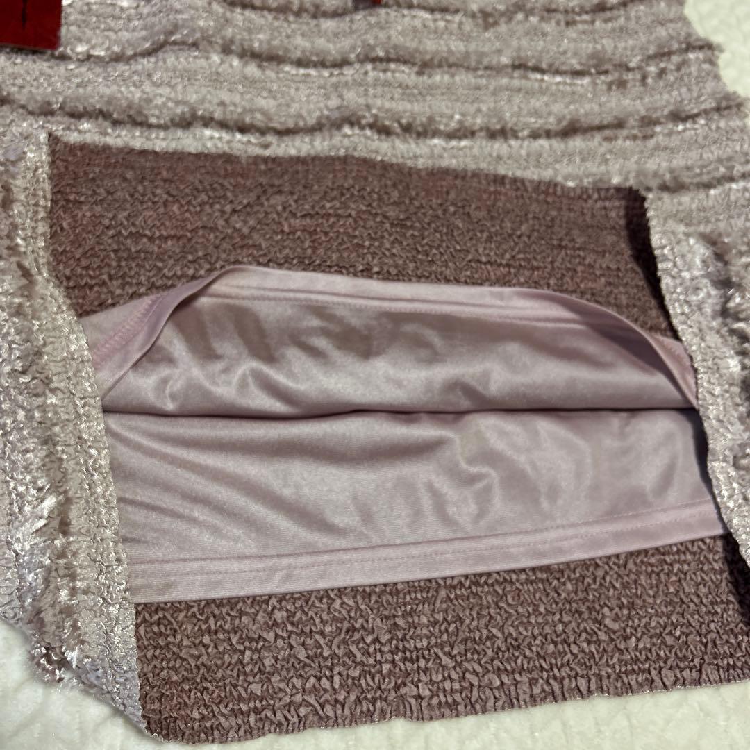 未使用 ノコオーノ NOKO OHNN フリンジスカート/40/シャギーツイード