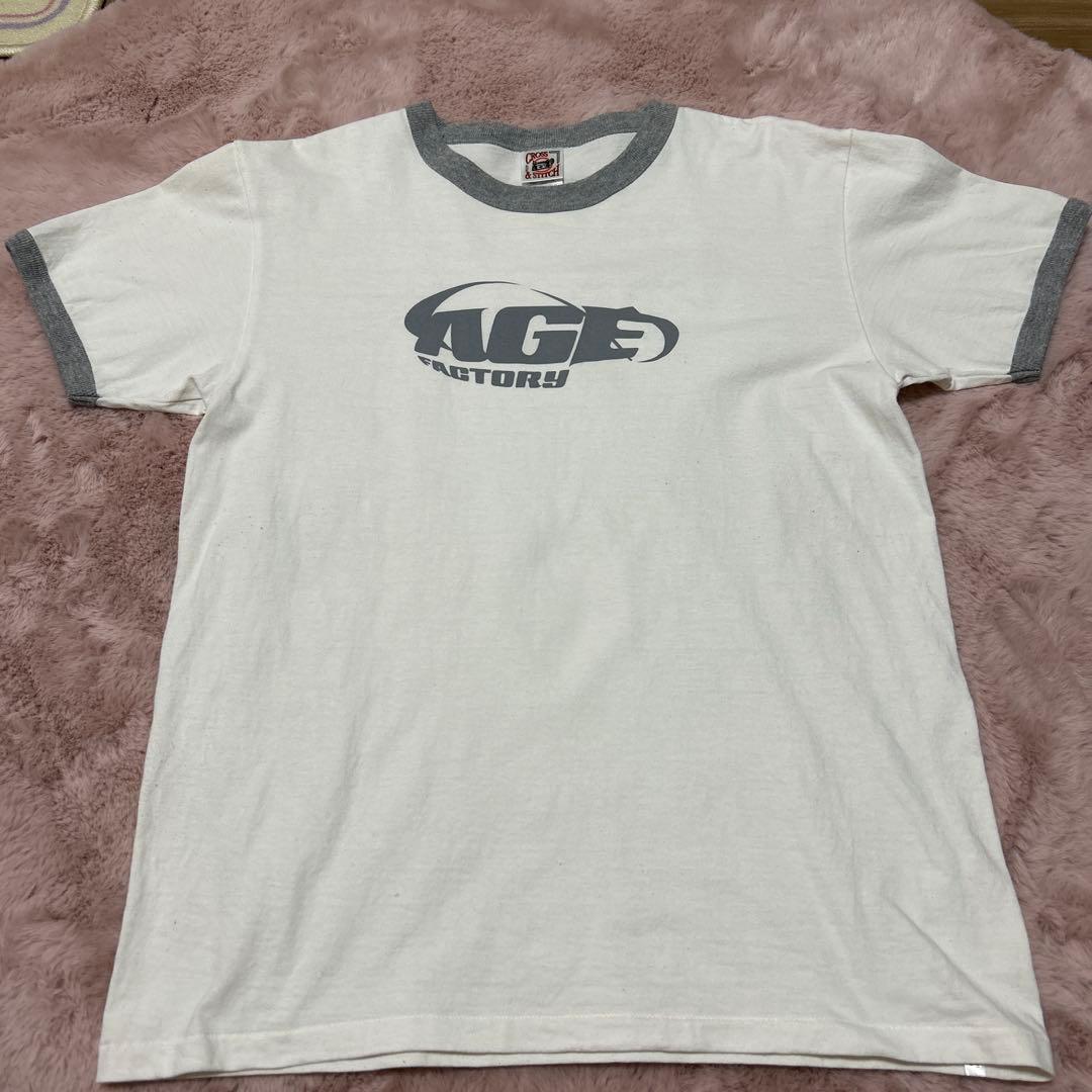 Age Factory リンガーTシャツ Lサイズ - メルカリ