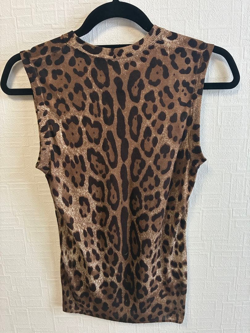 DOLCE & GABBANA ヒョウ柄タンクトップ