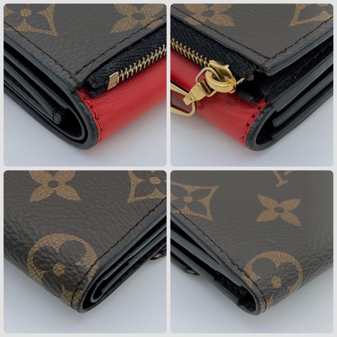 美品 ルイヴィトン モノグラム ポルトフォイユ チュイルリー コンパク 三つ折り
