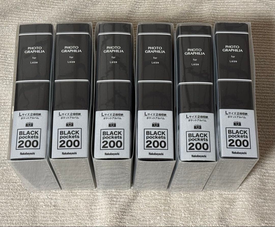 ナカバヤシ フォトグラフィリア L判2段 240 6個まとめ売り - メルカリ