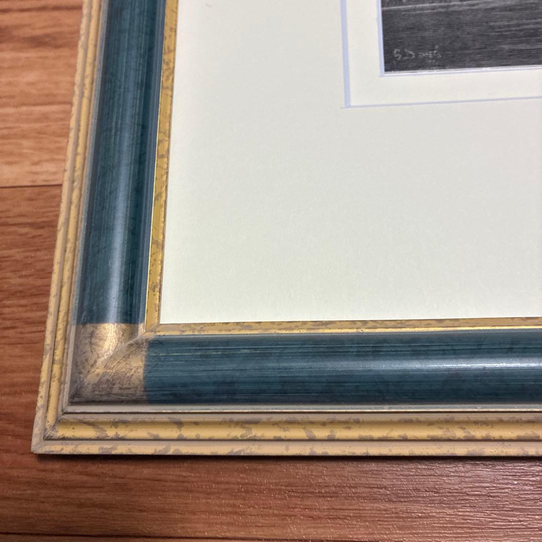 アンティークオリジナル木口木版 グスタフ・ドレ 挿画 ジョン