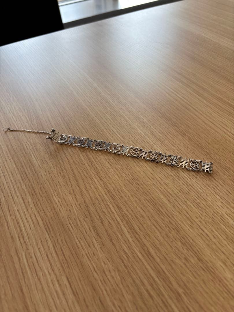 希少 ヴィンテージ シルバー925 ブレスレット 中華系