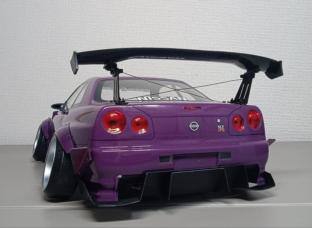 ラジコンボディ　カスタムボディNO.86 スカイラインR34 GTR