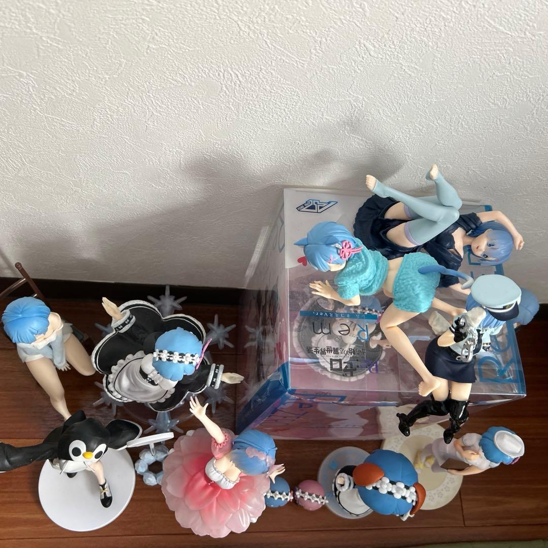 レム フィギュア まとめ売り リゼロ アルファオメガ 猫耳 ネコミミ