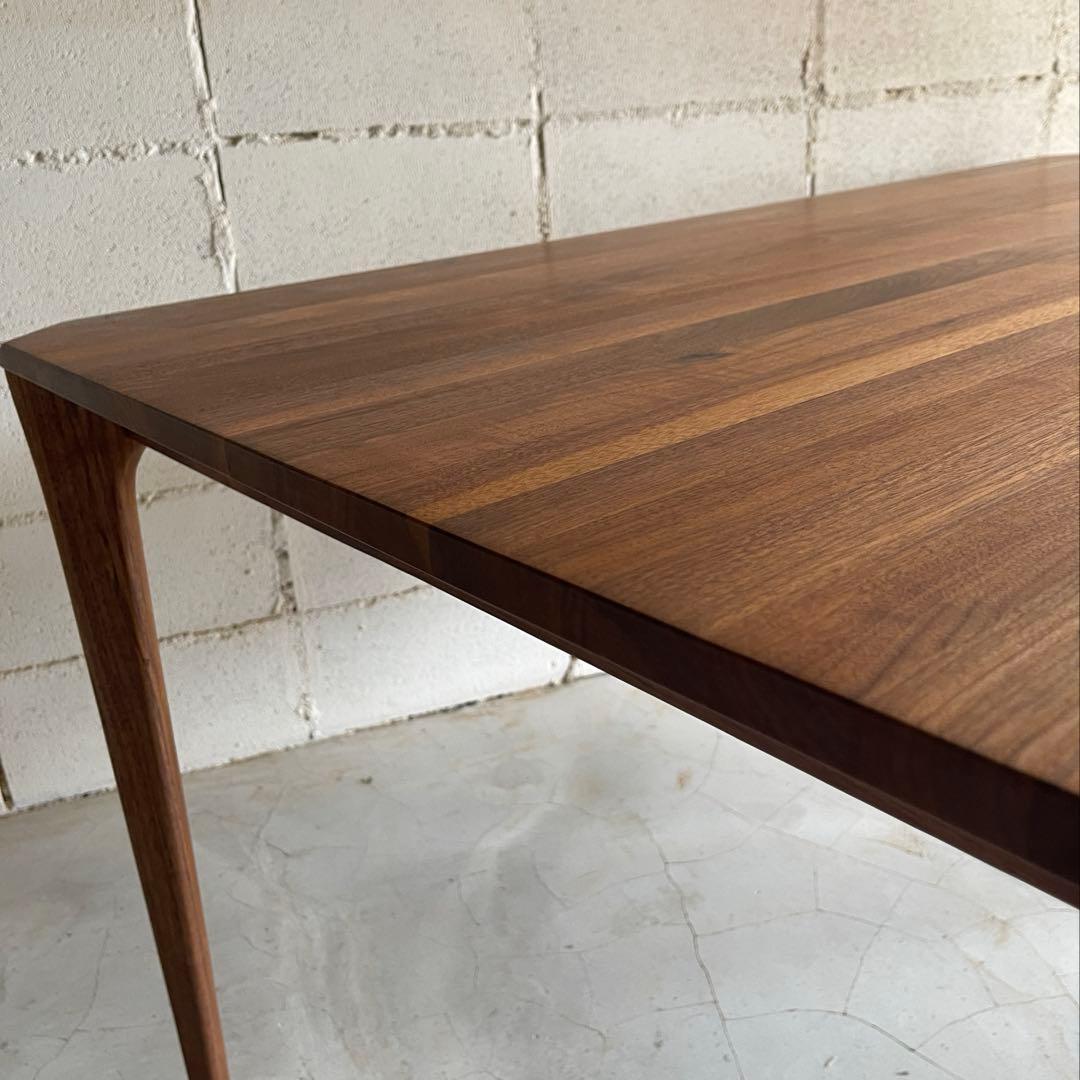 コスパクリエーション　天然木 ウォールナット 無垢材　ダイニングテーブル