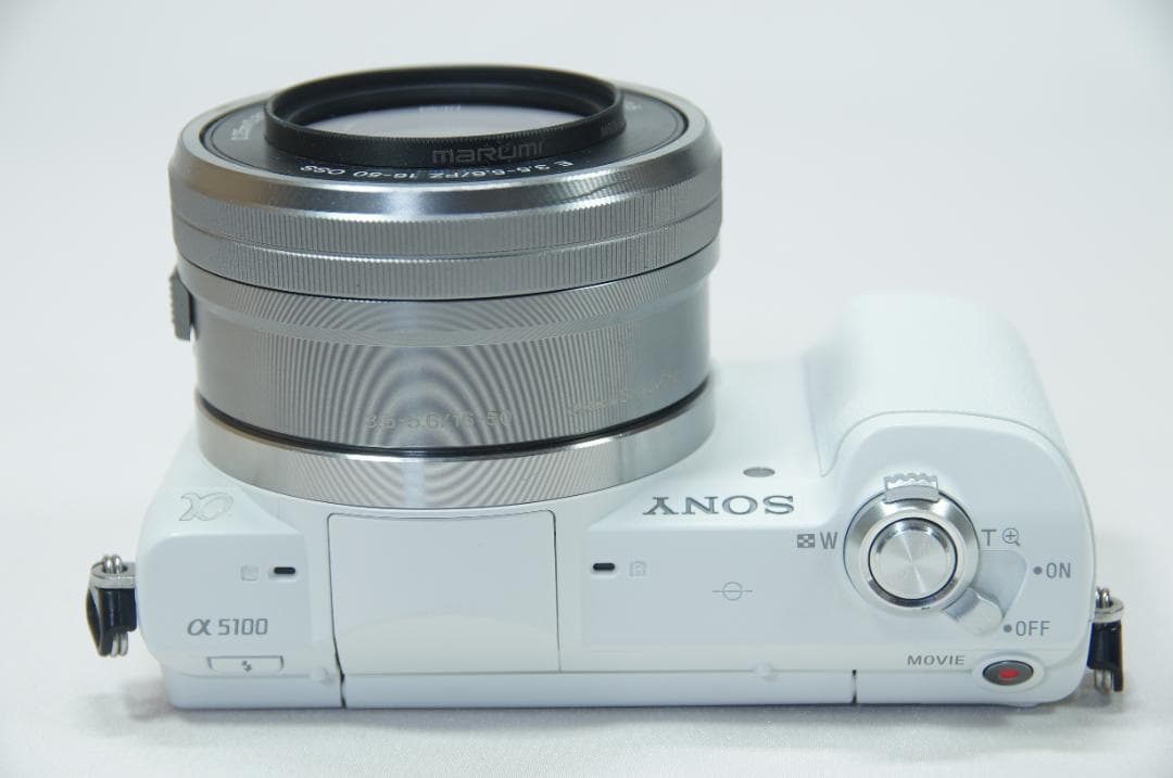 極美品】 SONY α5100 ホワイト シャッター数3660回 【返品保証】