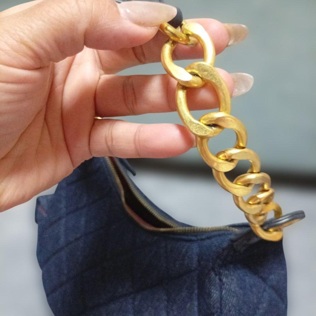 ネイビー ショルダーバッグ