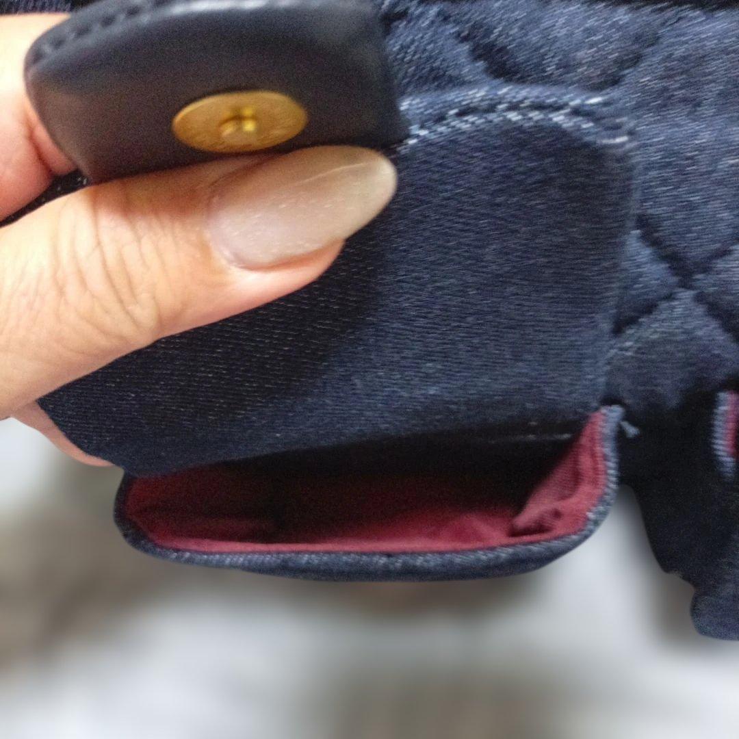 ネイビー ショルダーバッグ