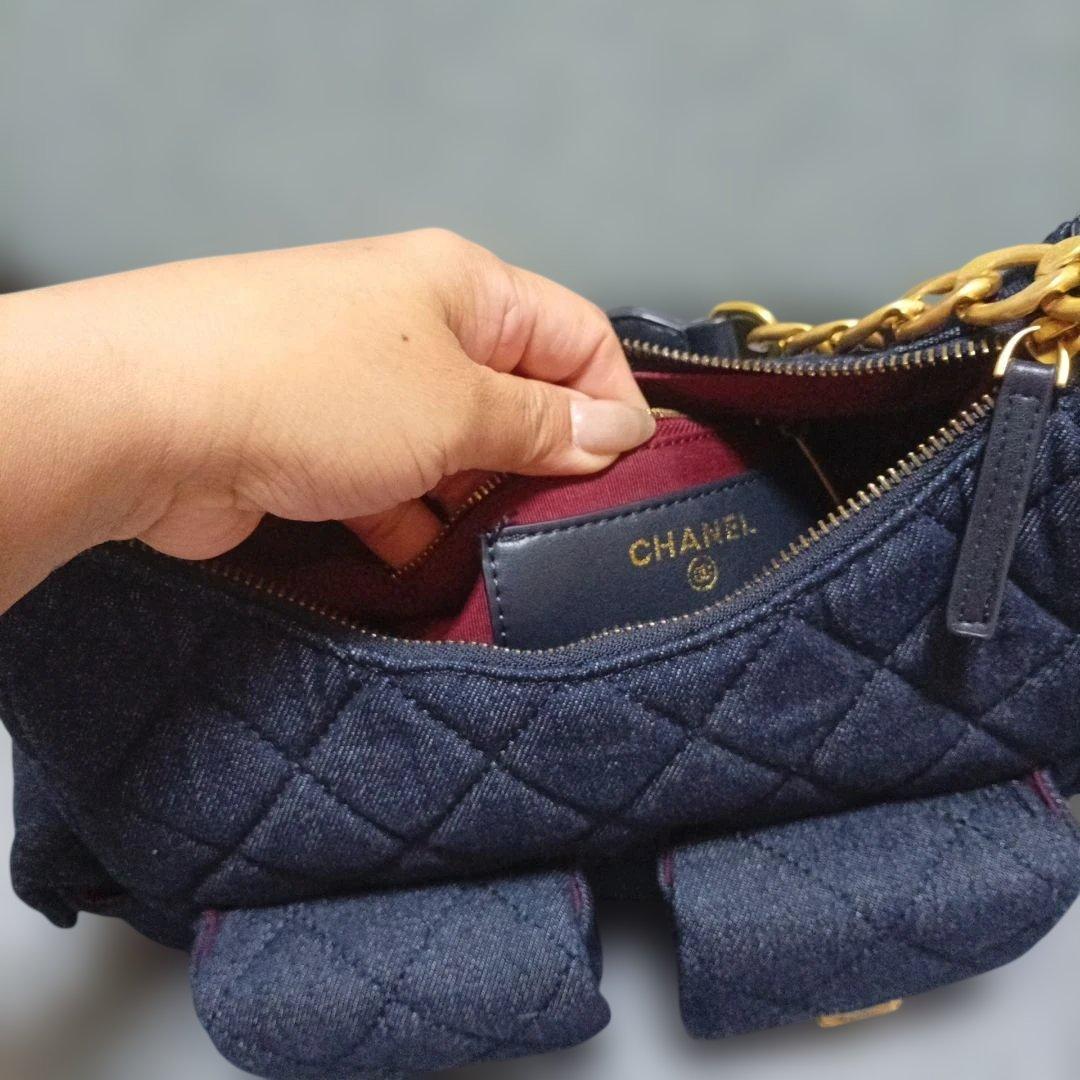 ネイビー ショルダーバッグ