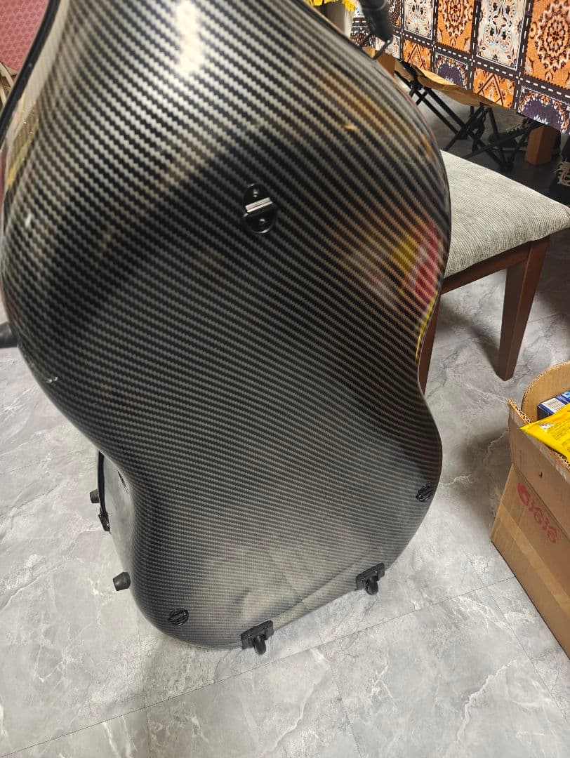 チェロ　ハード　ケース グレー ハードシェル　4/4