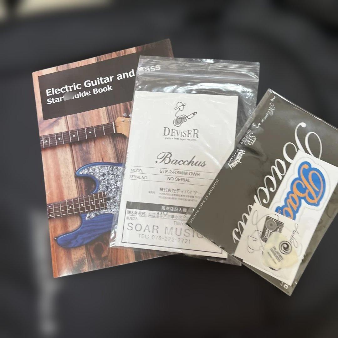 Bacchus Universe Series テレキャスタータイプ、ケース付き