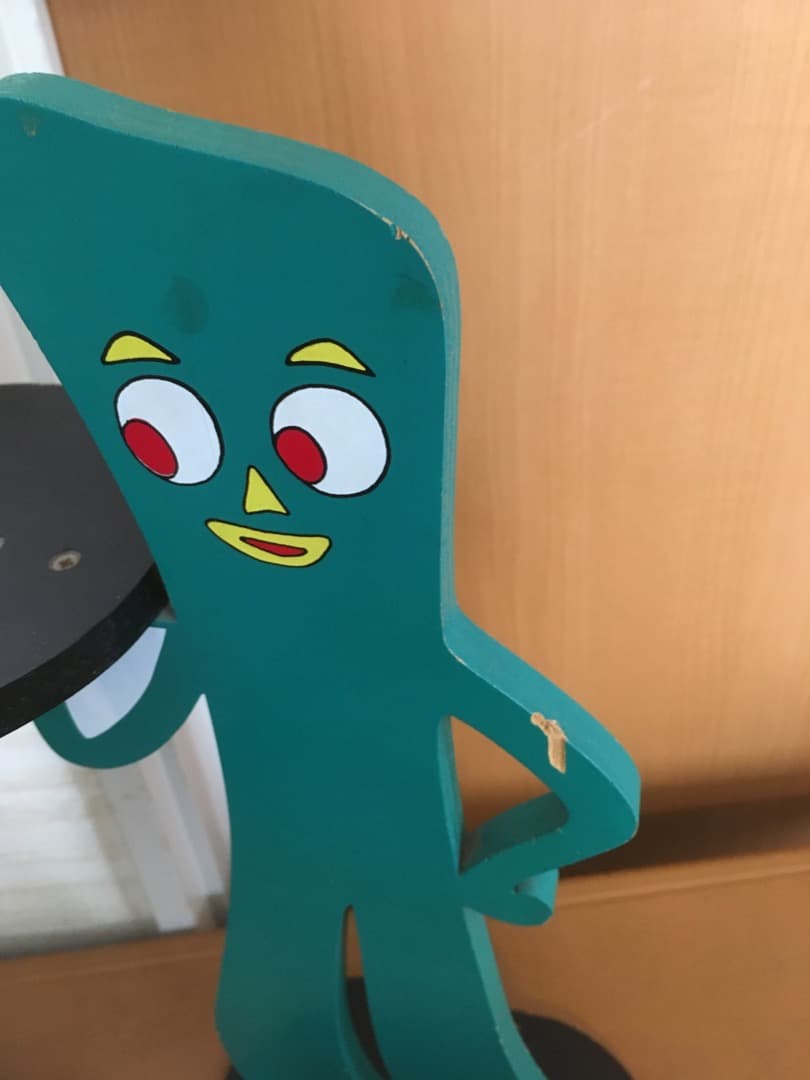 未使用 中古 GUMBY ガンビー 特大・大ぬいぐるみ フィギュア セット