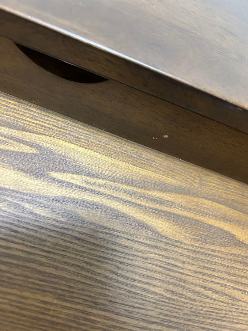 ベルメゾン省スペースパソコンデスク 100cm×50cm×高さ72cm ブラウン