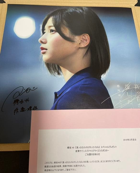 欅坂46 渡邉理佐 サイン入り生写真 コンプ 櫻坂46 欅坂46