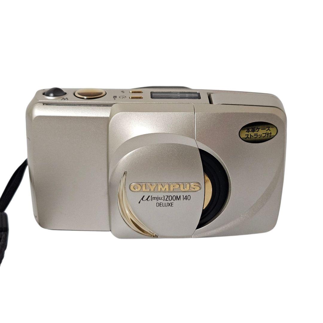 OLYMPUS μ[mju:] ZOOM 140 VF ゴールドフィルムカメラ OLYMPUS μ[mju