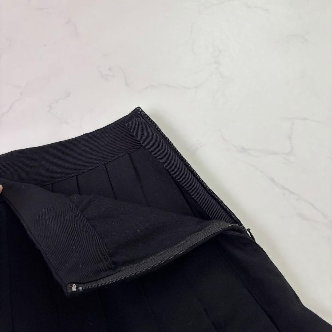 近年モデル マーガレットハウエル×フォックスブラザーズ ウール プリーツスカート