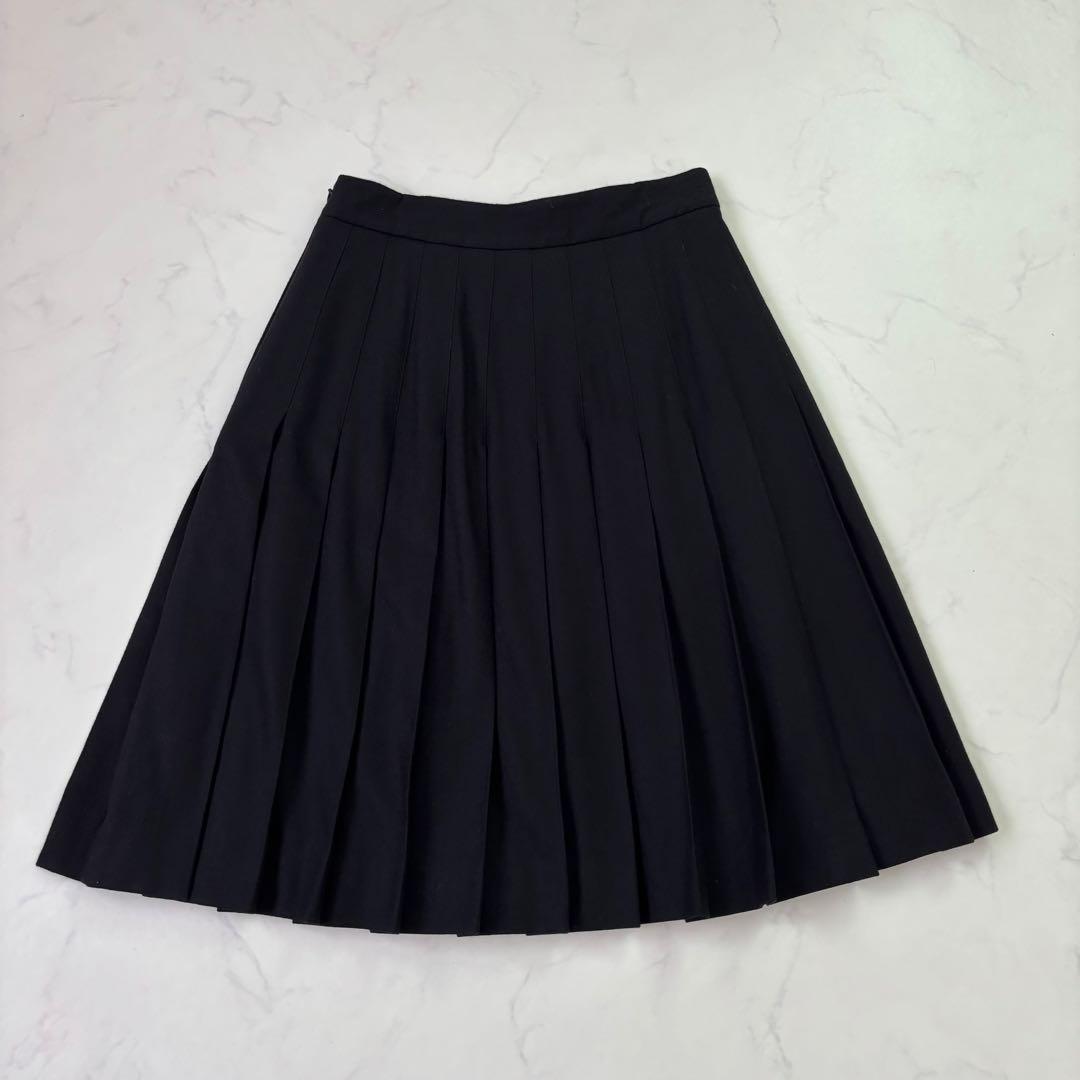 近年モデル マーガレットハウエル×フォックスブラザーズ ウール プリーツスカート